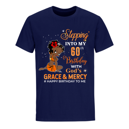 60 STEPPING BLESSED B.B 6 ORANGE UNISEX SHIRT