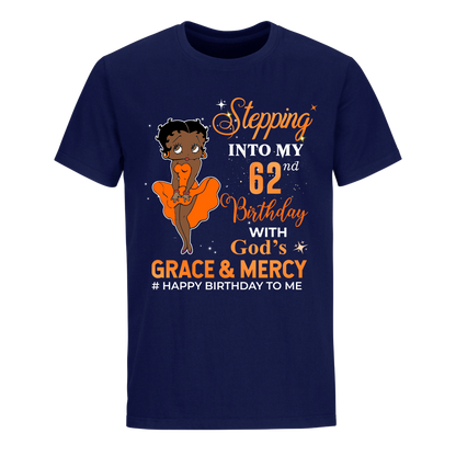 62 STEPPING BLESSED B.B 4 ORANGE UNISEX SHIRT