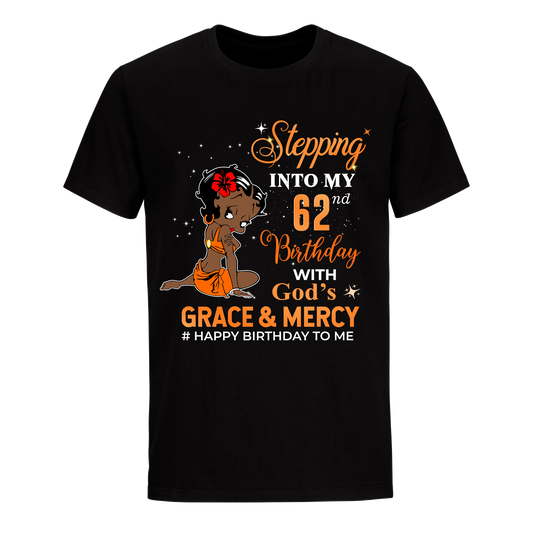 62 STEPPING BLESSED B.B 6 ORANGE UNISEX SHIRT