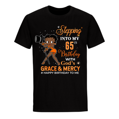 65 STEPPING BLESSED B.B 5 ORANGE UNISEX SHIRT