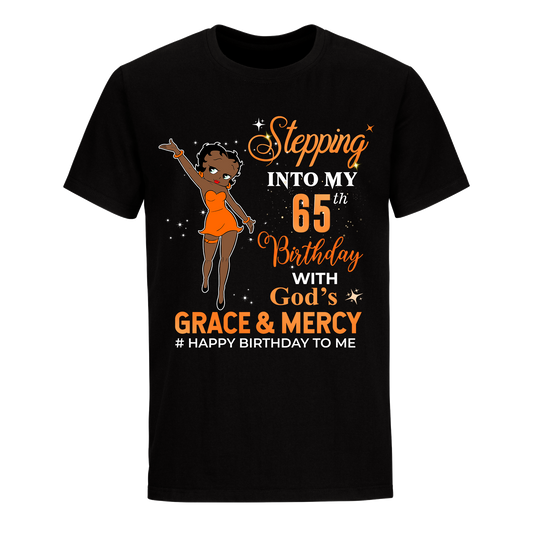 65 STEPPING BLESSED B.B 2 ORANGE UNISEX SHIRT