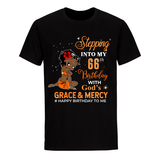 66 STEPPING BLESSED B.B 6 ORANGE UNISEX SHIRT