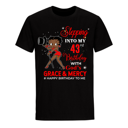 43 STEPPING BLESSED B.B 5 RED UNISEX SHIRT