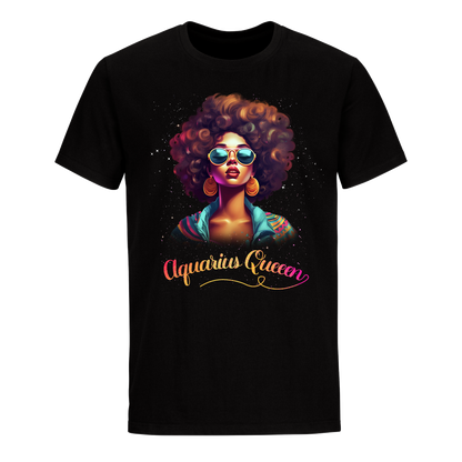 SUNSIGN QUEEN AQUARIUS UNISEX SHIRT