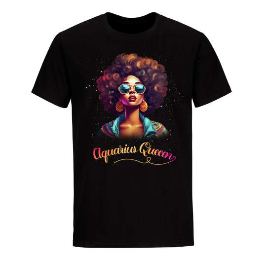 SUNSIGN QUEEN AQUARIUS UNISEX SHIRT