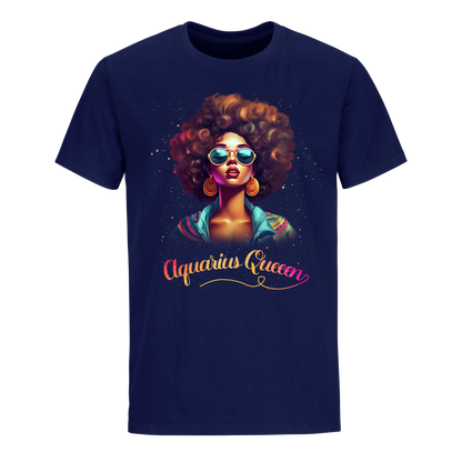 SUNSIGN QUEEN AQUARIUS UNISEX SHIRT