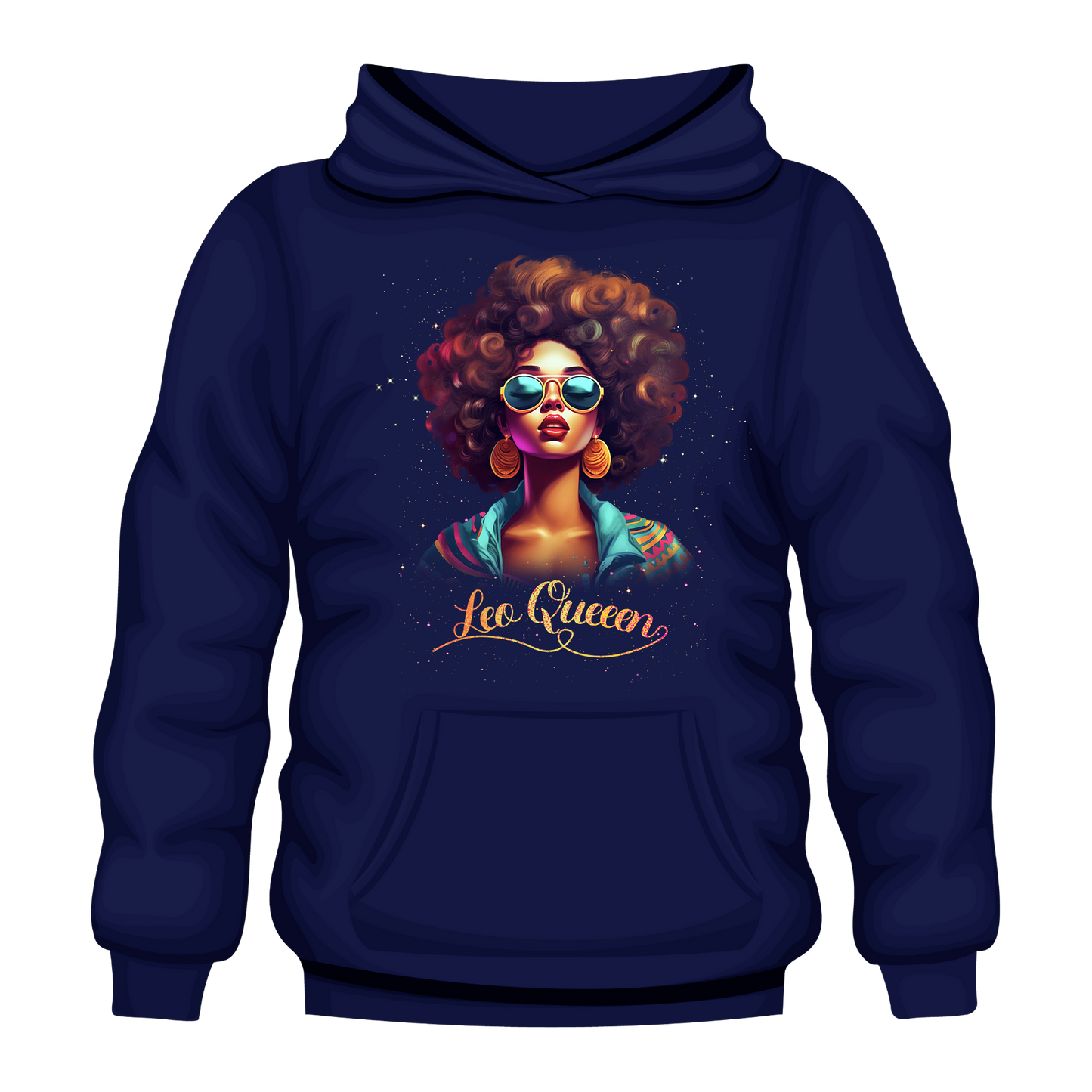 Sunsign Queen Leo Hooded Unisex Sweatshirt