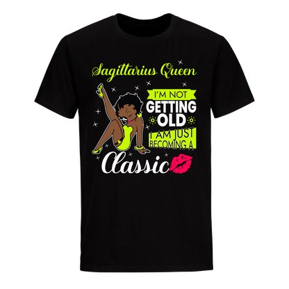 SAGITTARIUS  QUEEN CLASSIC GREEN SHIRT