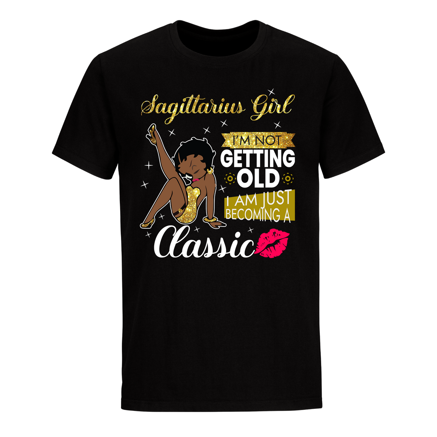 SAGITTARIUS  GIRL CLASSIC GOLD SHIRT