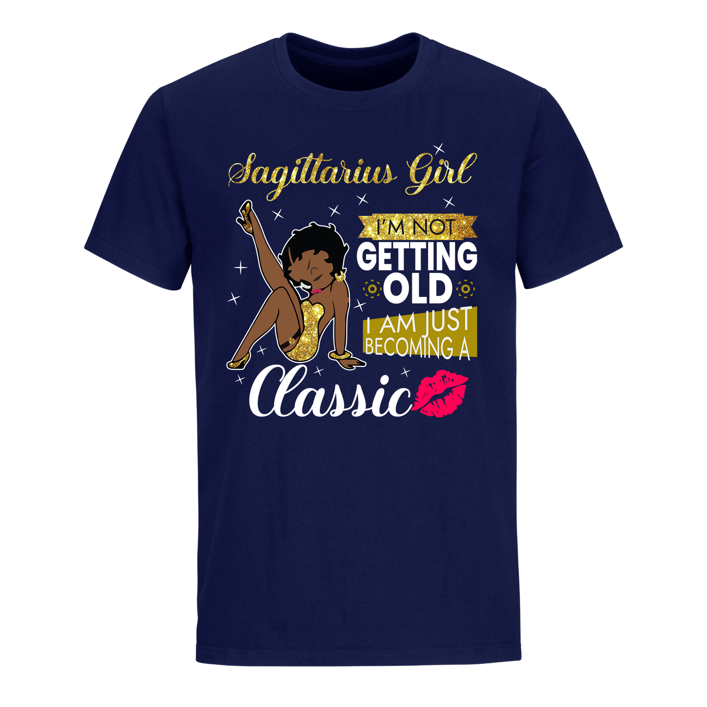 SAGITTARIUS  GIRL CLASSIC GOLD SHIRT