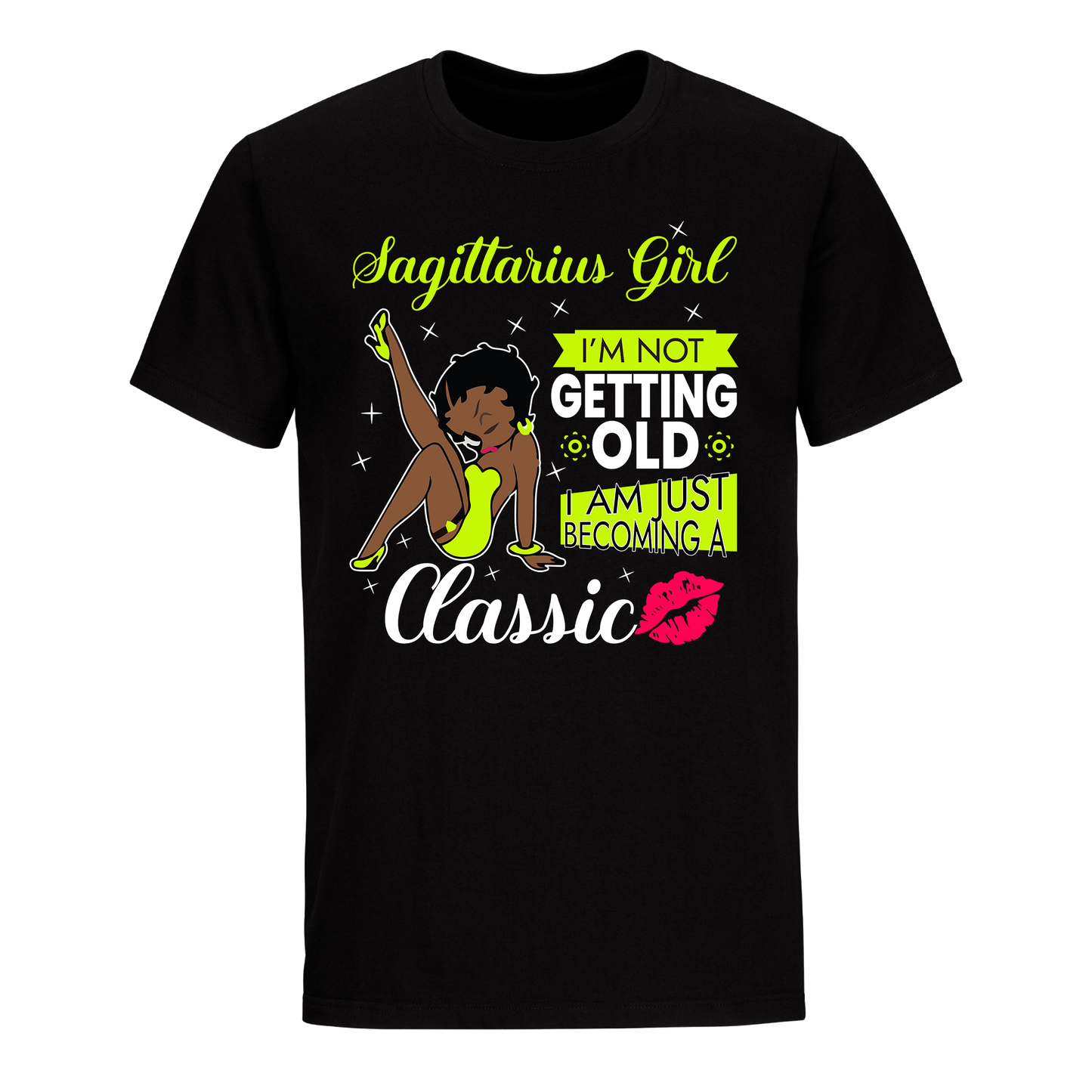 SAGITTARIUS  GIRL CLASSIC GREEN SHIRT