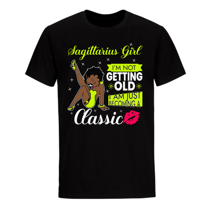 SAGITTARIUS  GIRL CLASSIC GREEN SHIRT