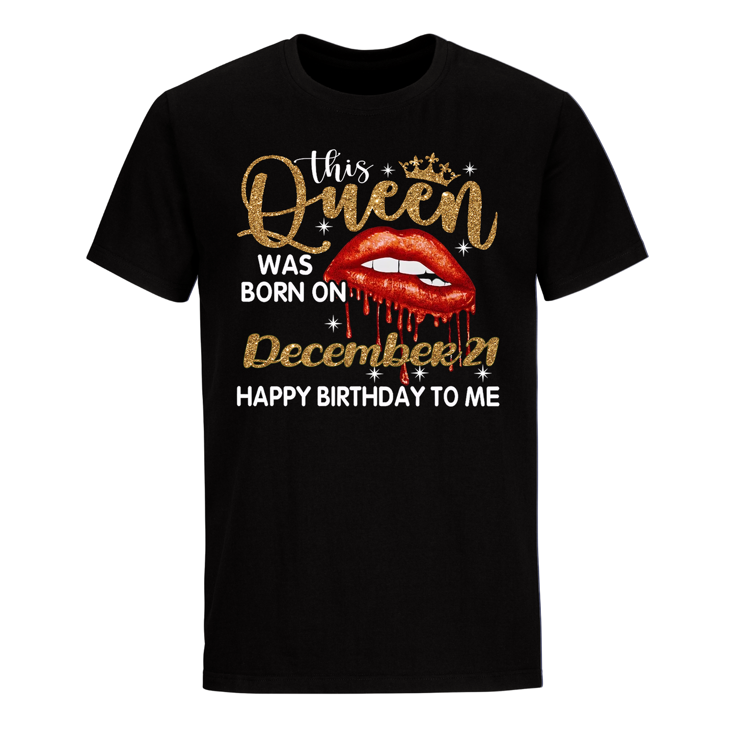 THIS QUEEN WAS BORN ON DECEMBER 21 UNISEX SHIRT