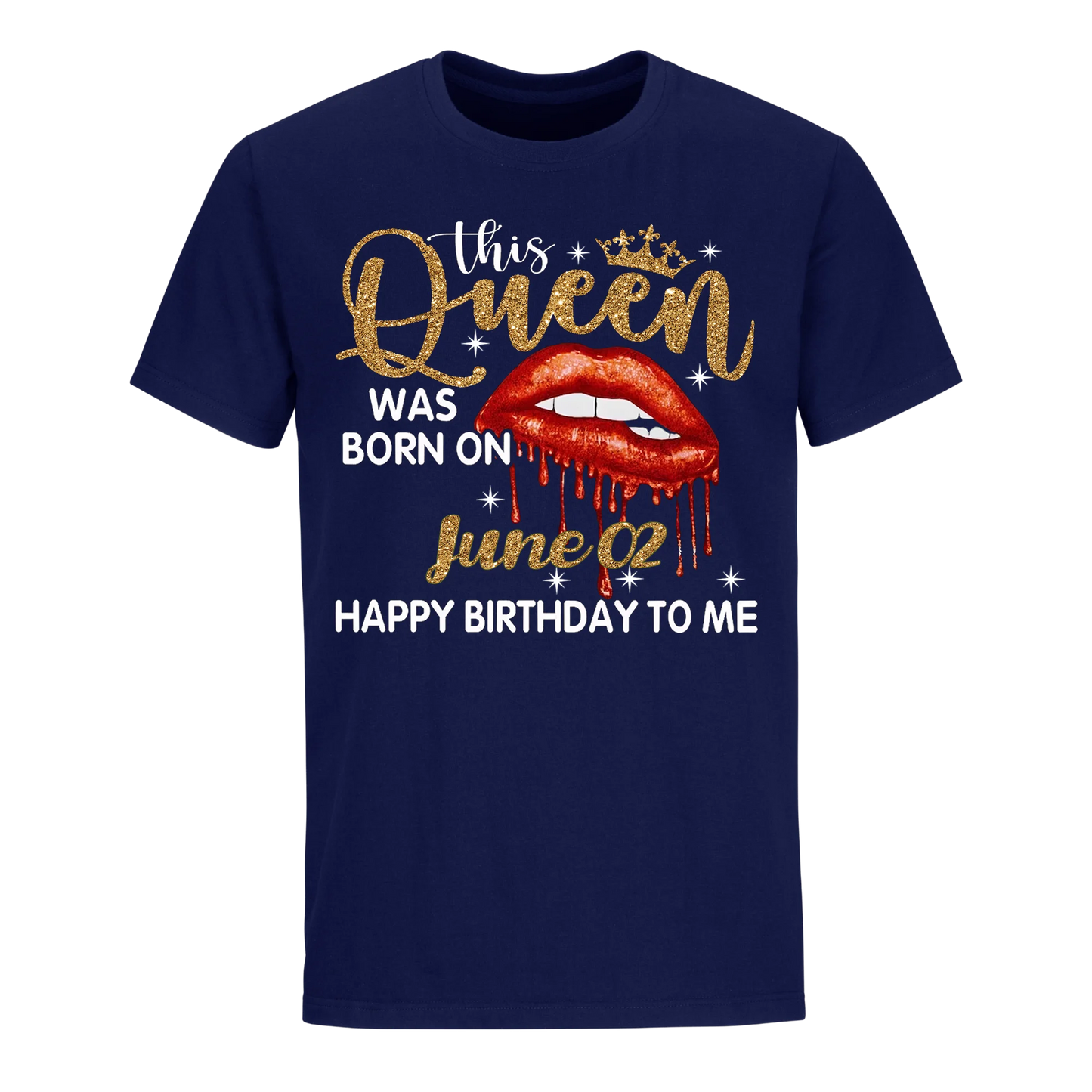 THIS QUEEN WAS BORN ON JUNE 2ND UNISEX SHIRT