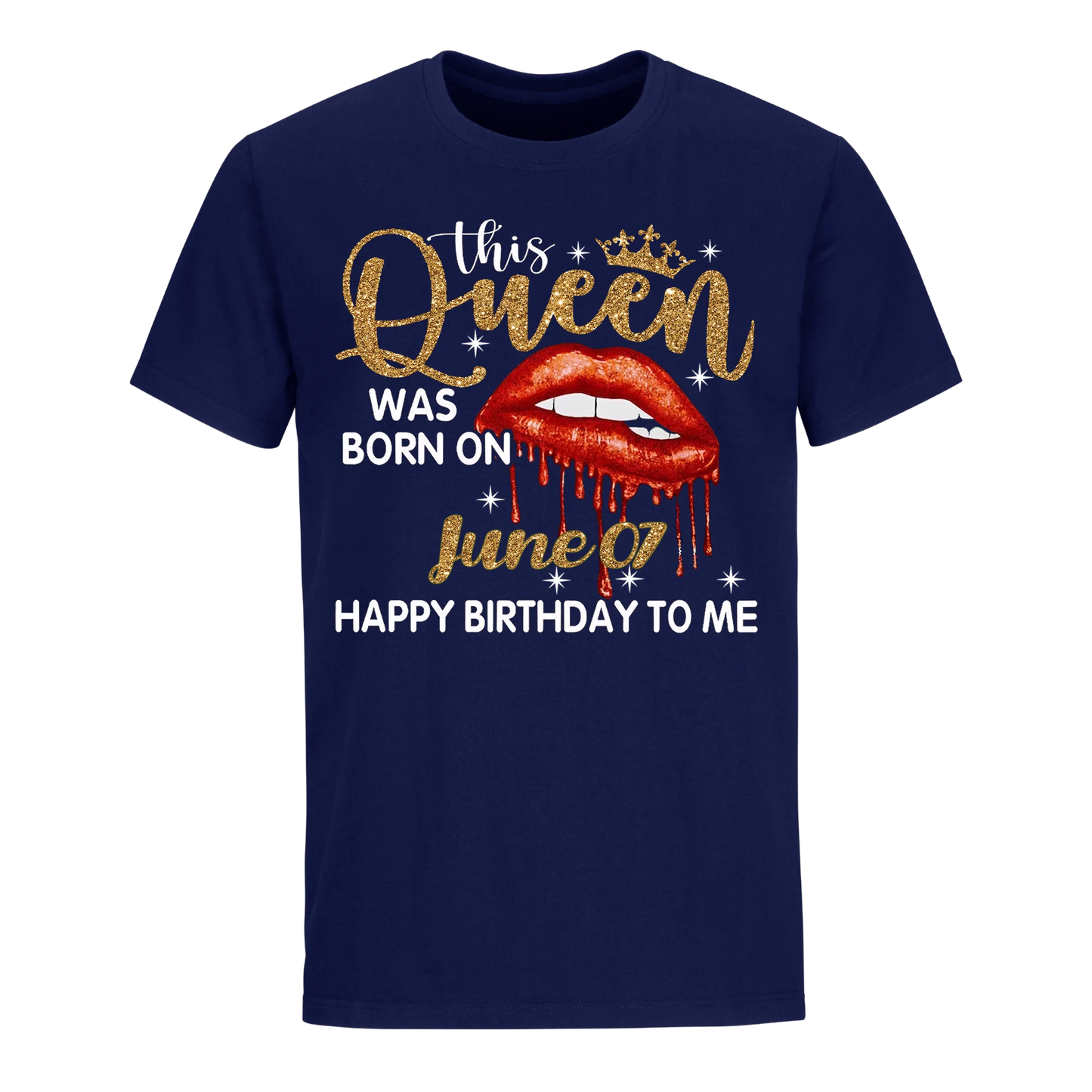 THIS QUEEN WAS BORN ON JUNE 7TH UNISEX SHIRT