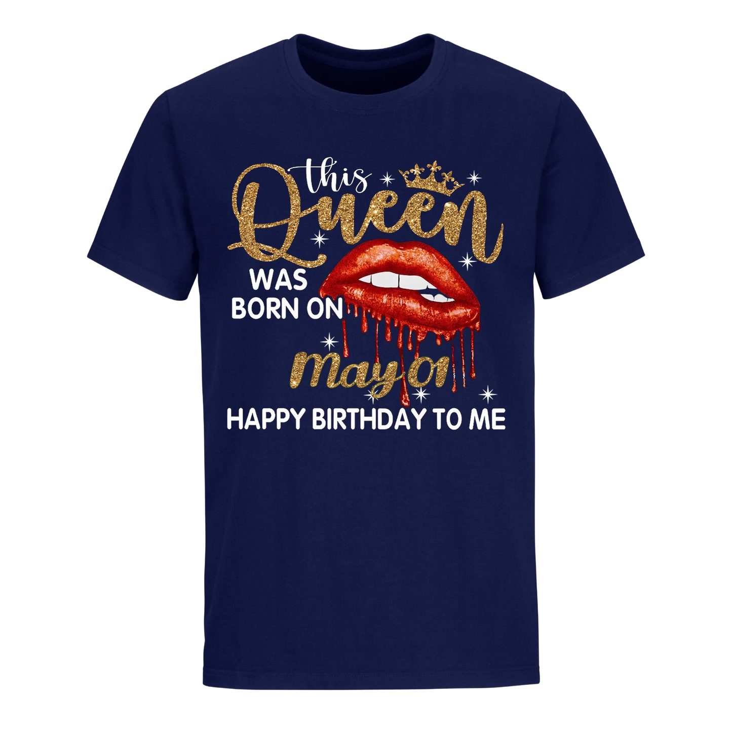 THIS QUEEN WAS BORN ON MAY 1ST UNISEX SHIRT