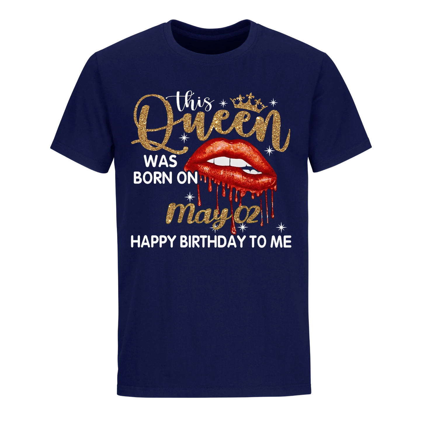 THIS QUEEN WAS BORN ON MAY 2ND UNISEX SHIRT