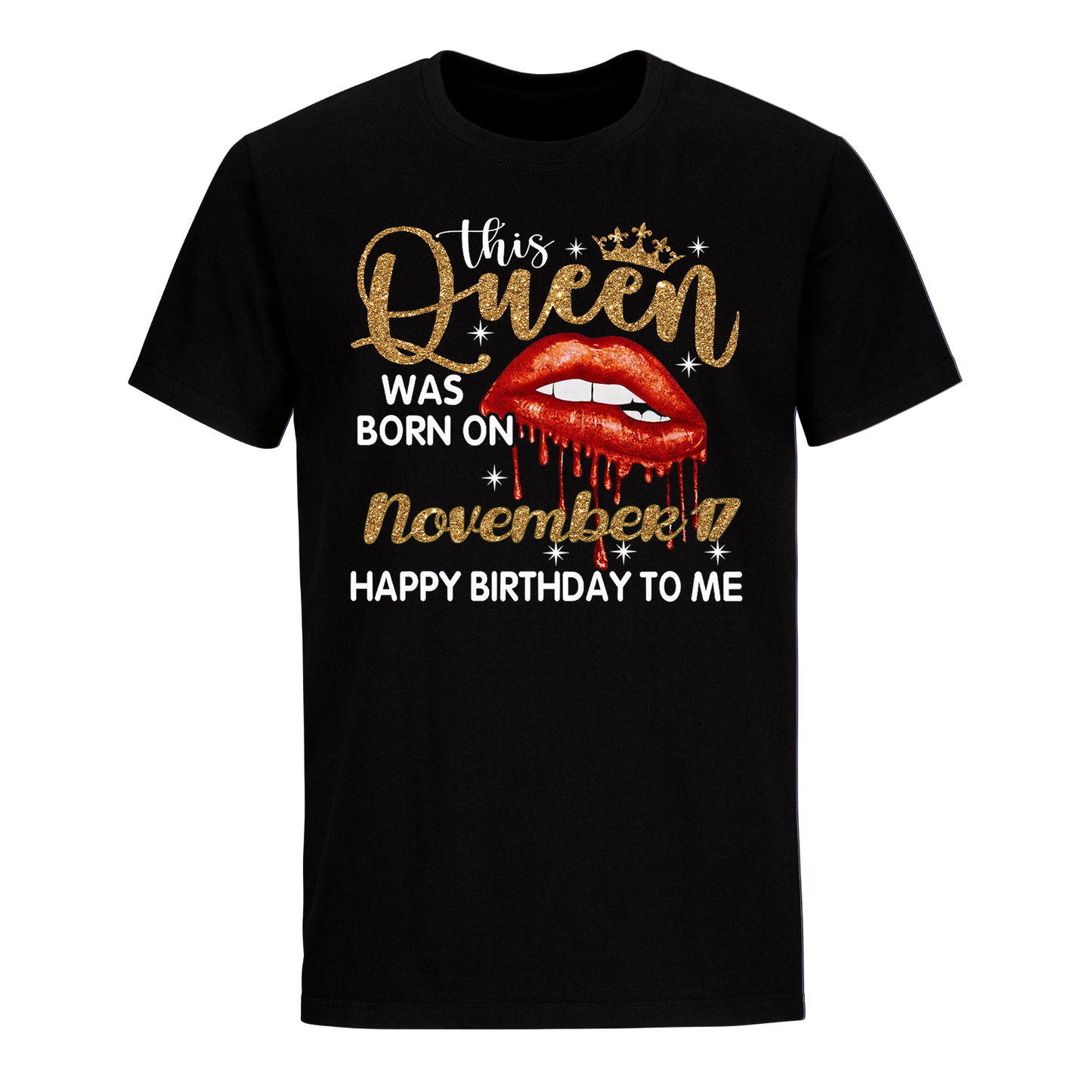 THIS QUEEN WAS BORN ON NOVEMBER 17 UNISEX SHIRT