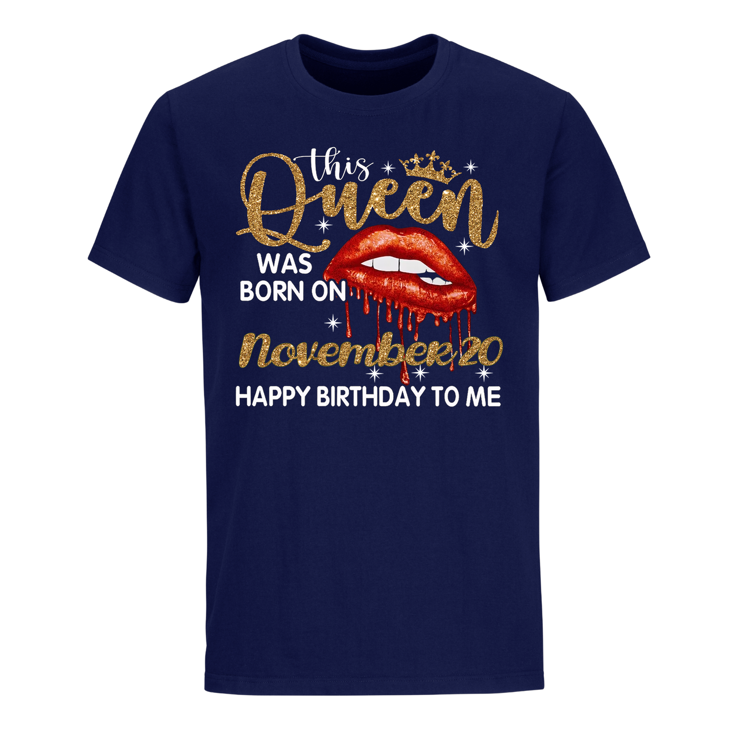 THIS QUEEN WAS BORN ON NOVEMBER 20 UNISEX SHIRT