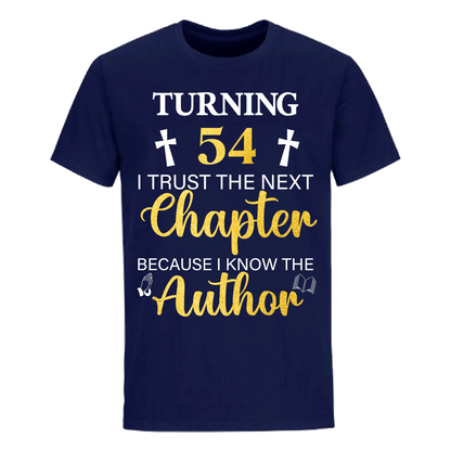 TURNING 54 CHAPTER UNISEX SHIRT