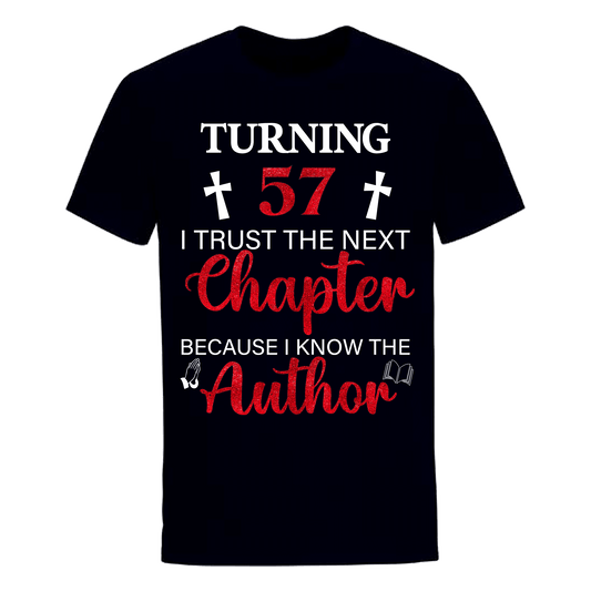 TURNING 57 CHAPTER UNISEX SHIRT