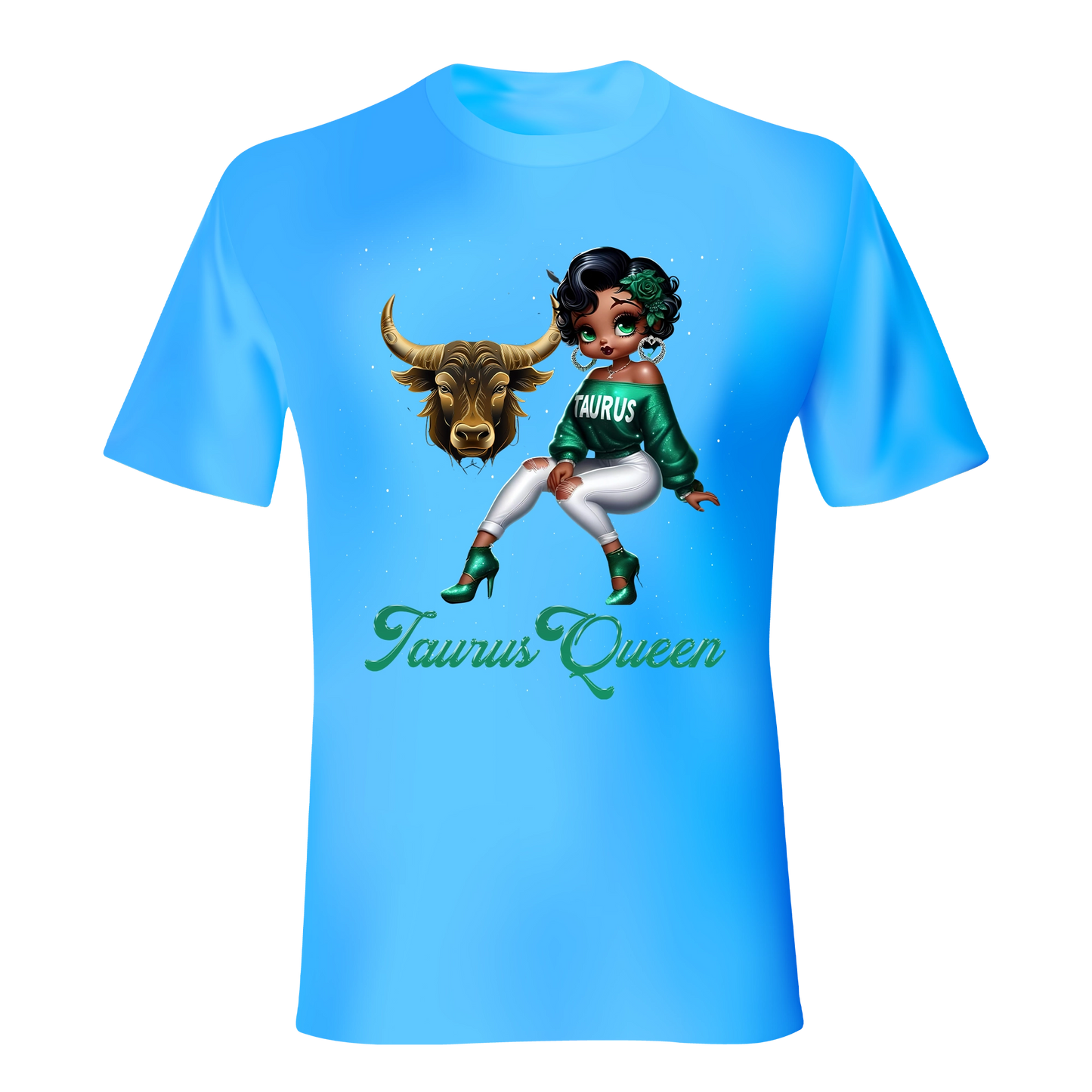 TAURUS QUEEN ZODIAC SUNSIGN UNISEX SHIRT