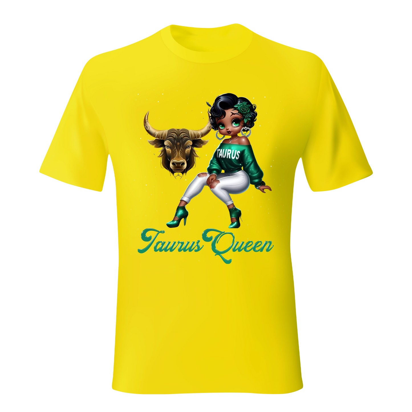 TAURUS QUEEN ZODIAC SUNSIGN UNISEX SHIRT