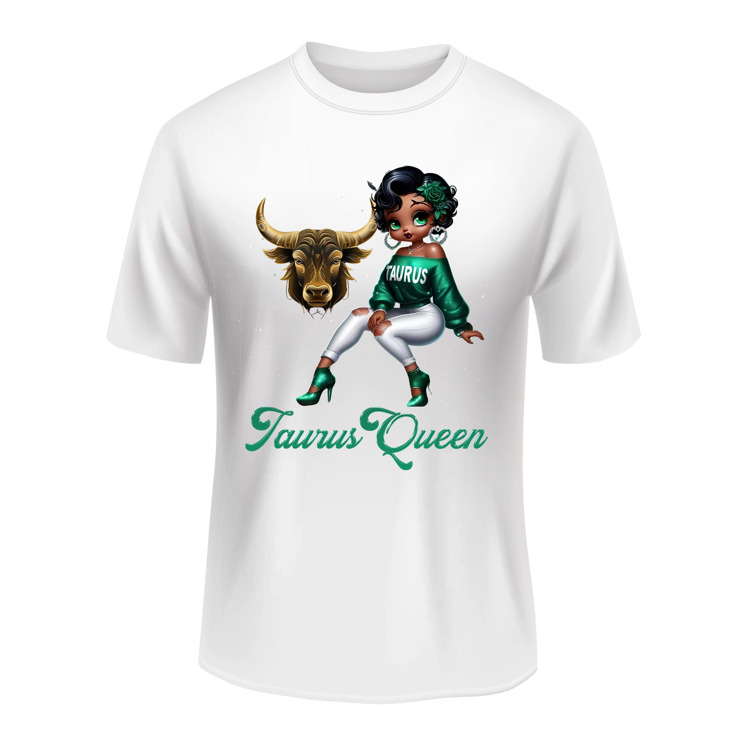 TAURUS QUEEN ZODIAC SUNSIGN UNISEX SHIRT