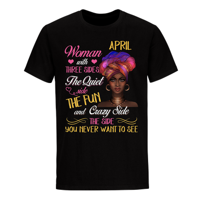 WOMEN CRAZY APRIL UNISEX SHIRT