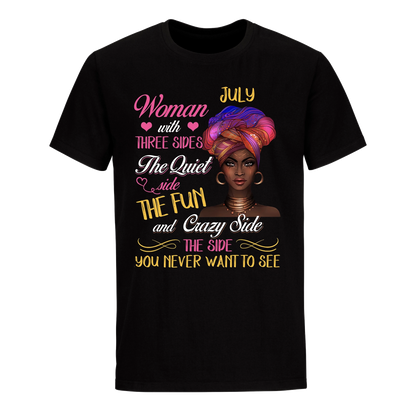 WOMEN CRAZY JULY UNISEX SHIRT