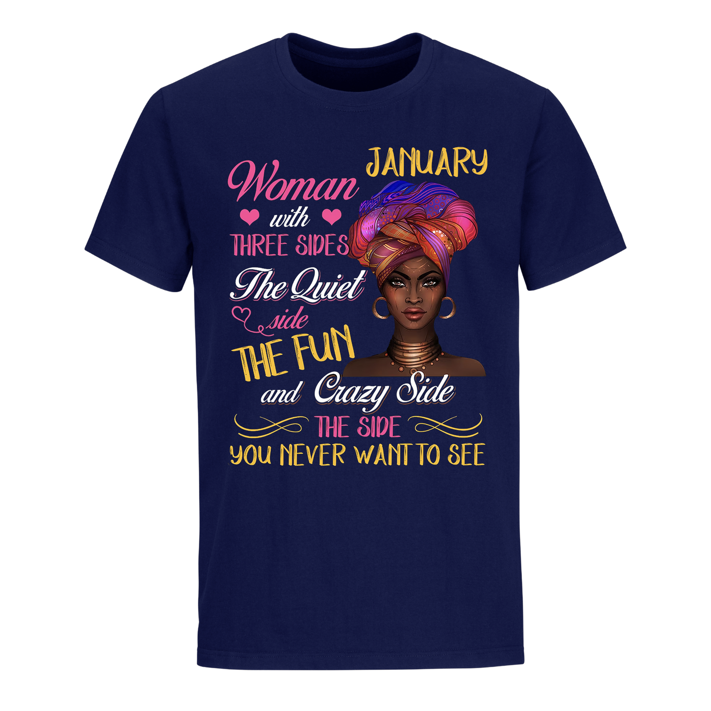 WOMEN CRAZY JANUARY UNISEX SHIRT