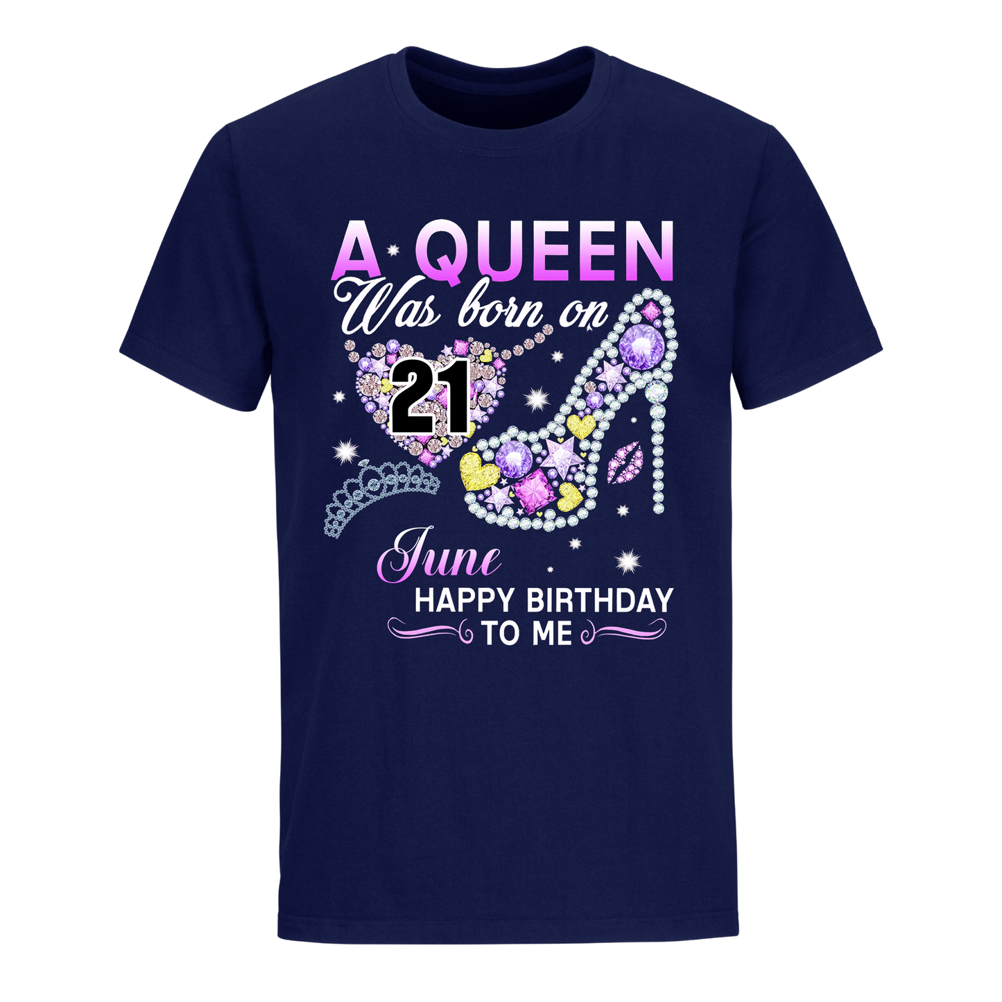 A QUEEN WAS BORN ON JUNE 21ST UNISEX SHIRT