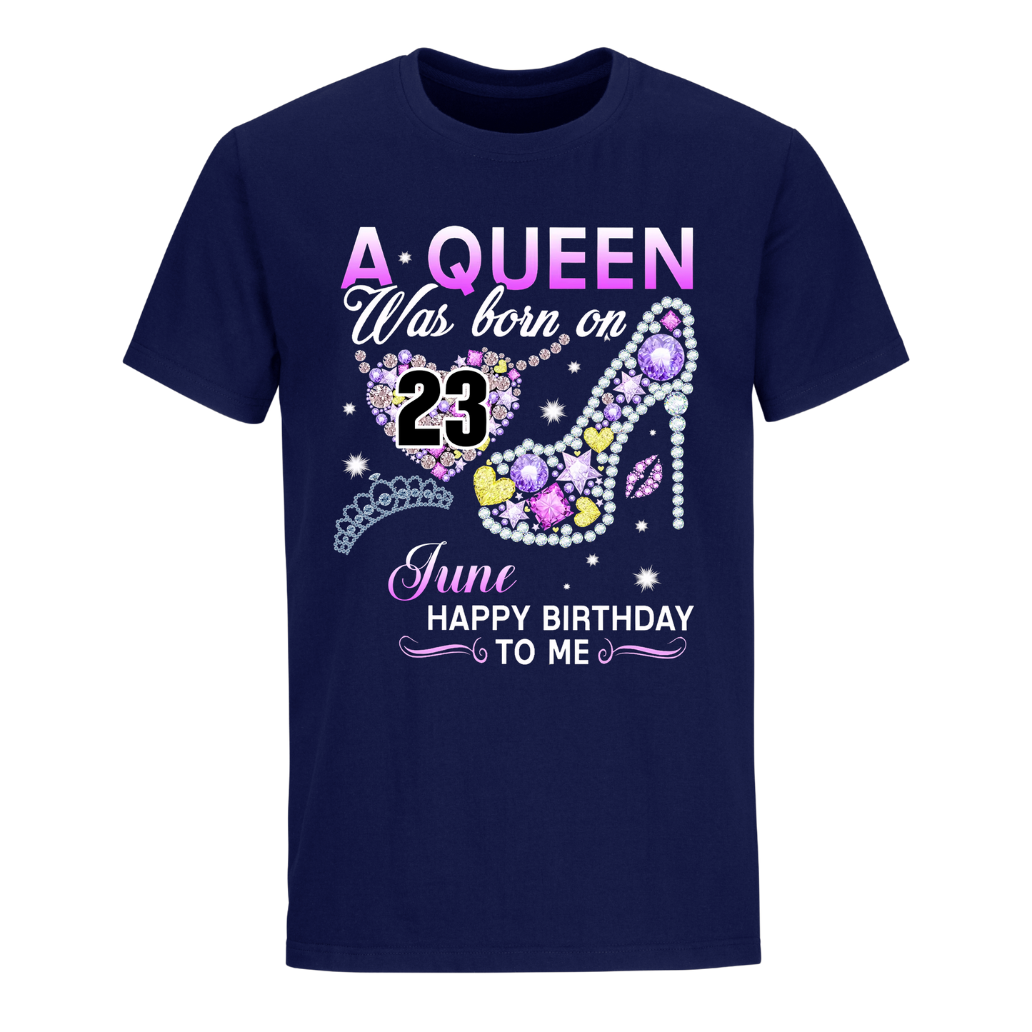 A QUEEN WAS BORN ON JUNE 23RD UNISEX SHIRT