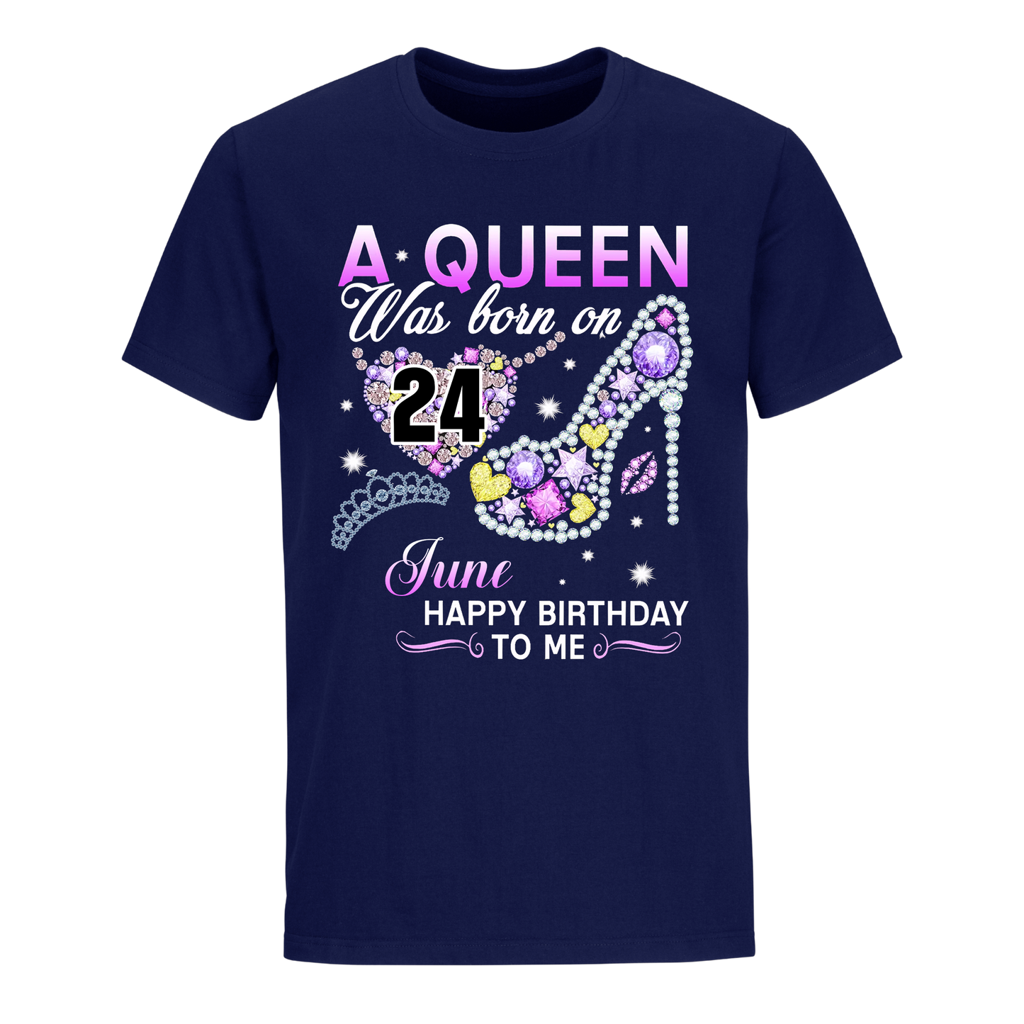 A QUEEN WAS BORN ON JUNE 24TH UNISEX SHIRT