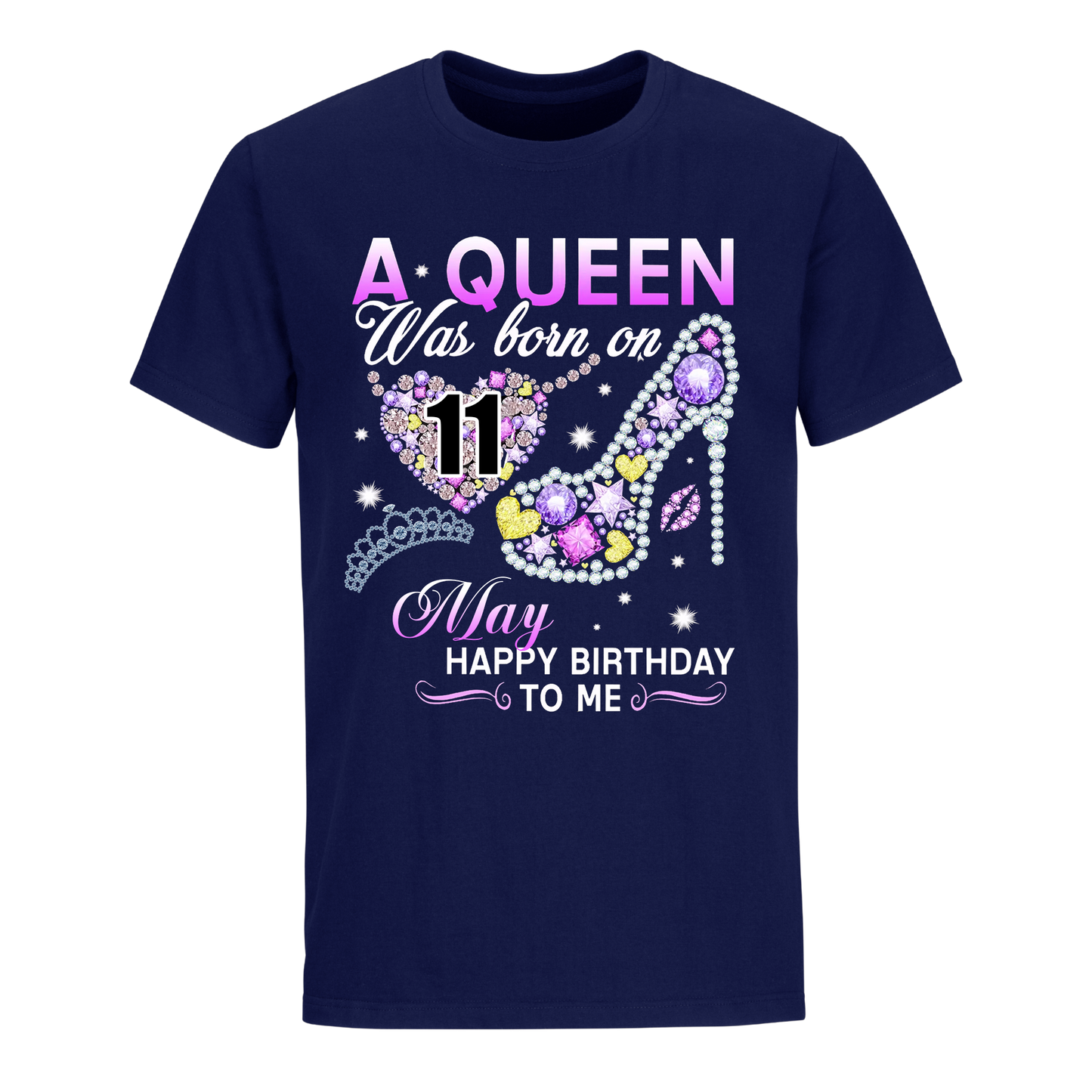 A QUEEN WAS BORN ON MAY 11TH UNISEX SHIRT