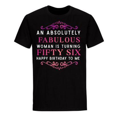 ABSOLUTELY FAB FIFTY SIX  UNISEX SHIRT