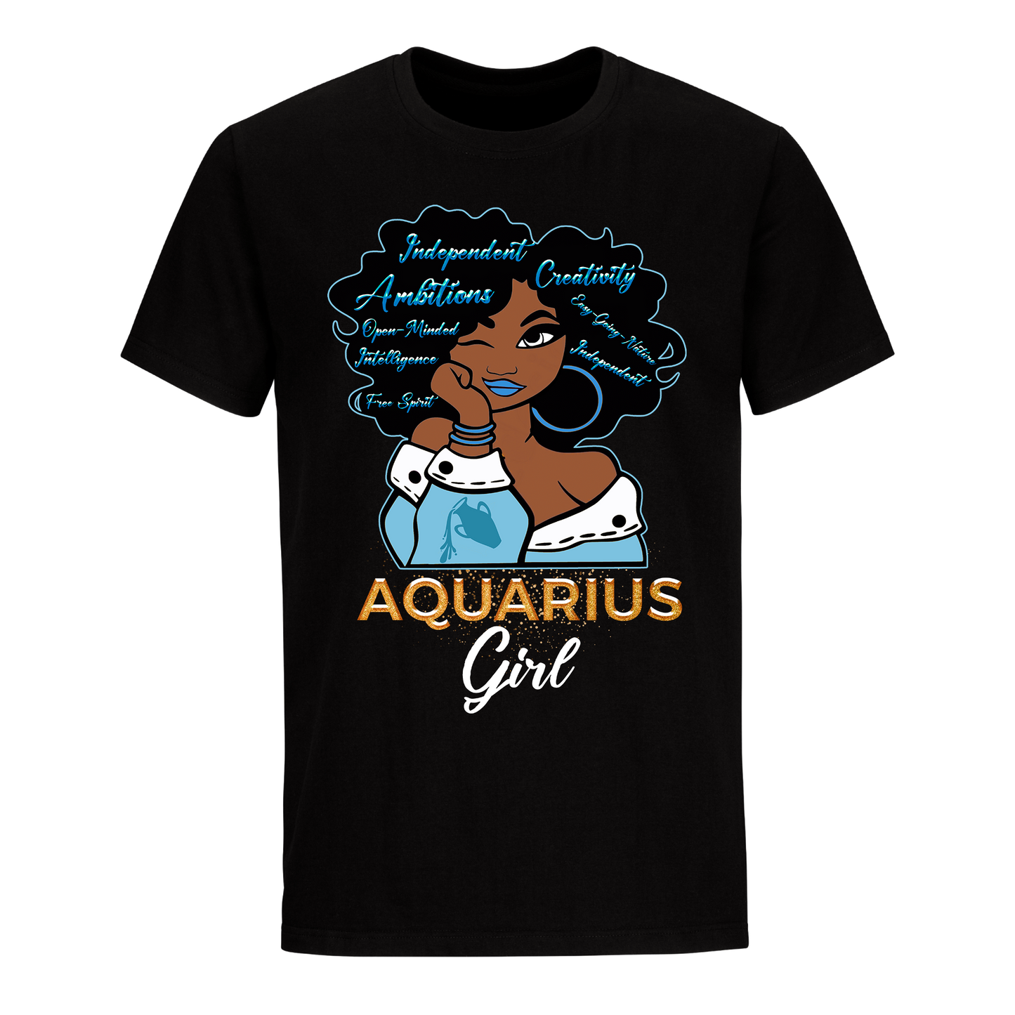 AQUARIUS GIRL'S UNISEX SHIRT