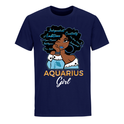 AQUARIUS GIRL'S UNISEX SHIRT