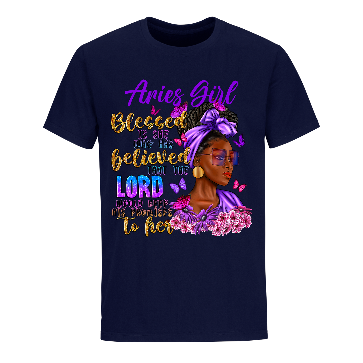 ARIES GIRL BLESSED SHIRT