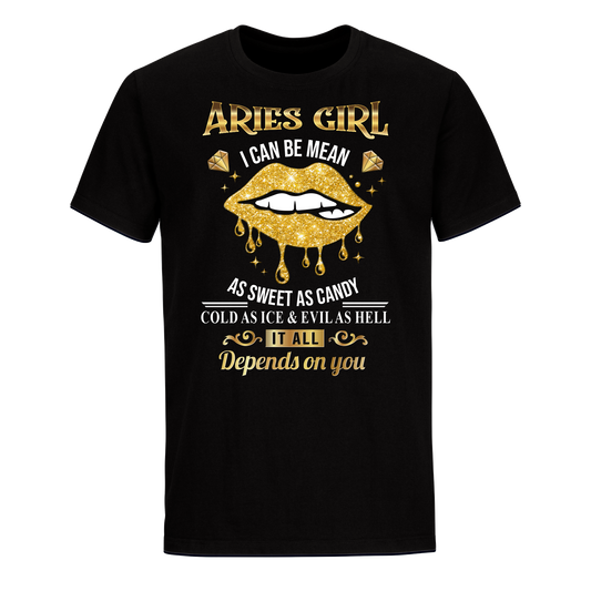 ARIES GIRL UNISEX SHIRT