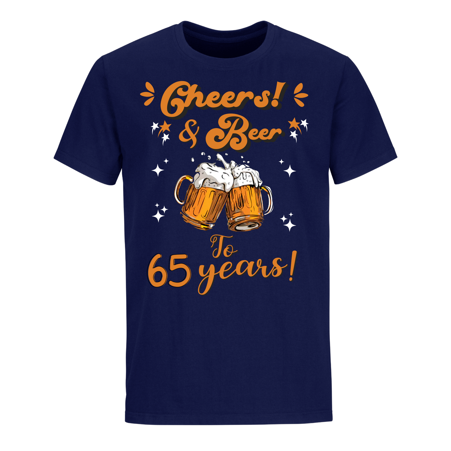 CHEERS & BEER 65 YEARS SHIRT