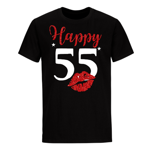 HAPPY 55 UNISEX SHIRT