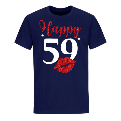 HAPPY 59 UNISEX SHIRT