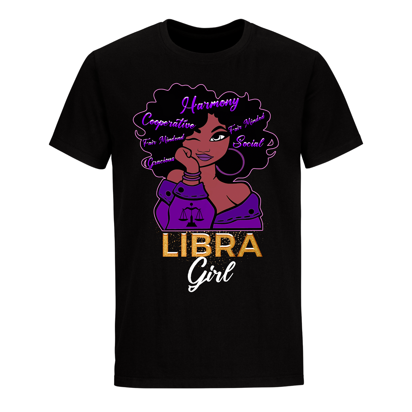 LIBRA GIRL'S UNISEX SHIRT