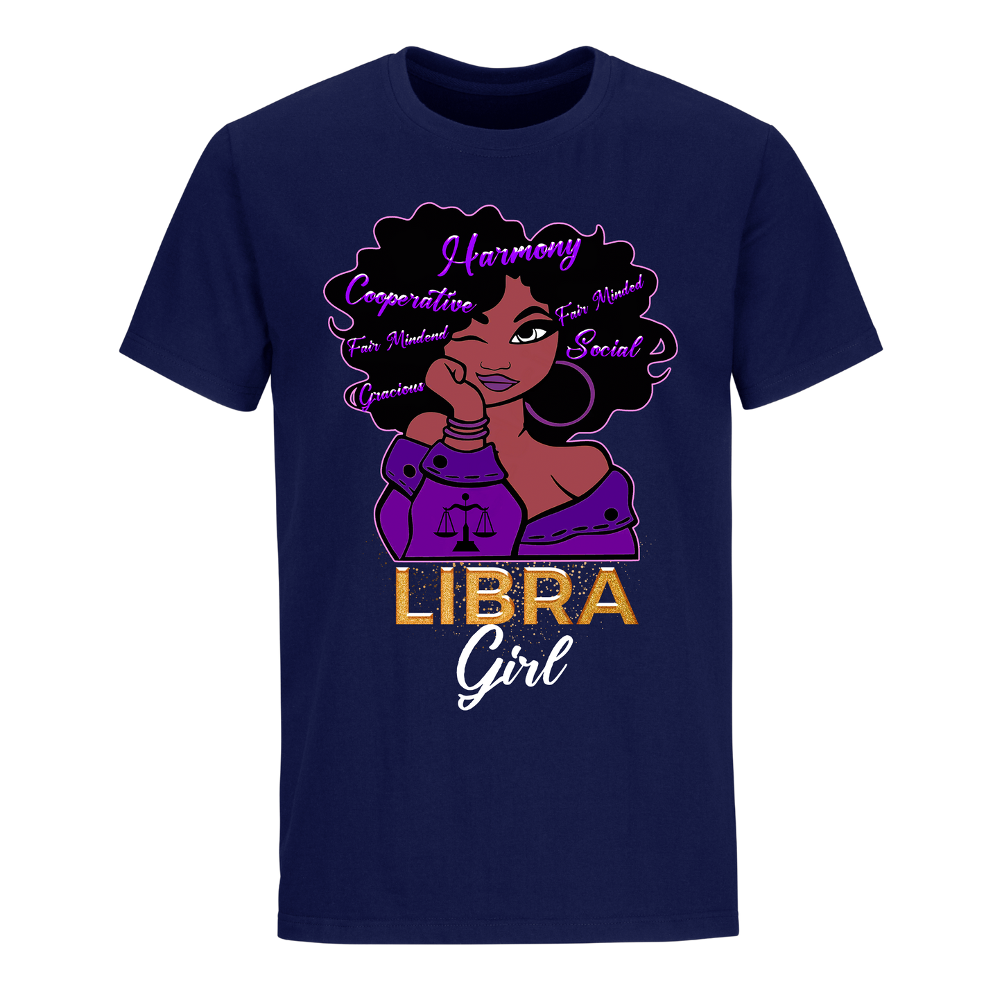 LIBRA GIRL'S UNISEX SHIRT