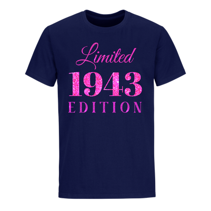 LIMITED EDITION 1943-80 FRONT AND BACK DESIGN UNISEX SHIRT