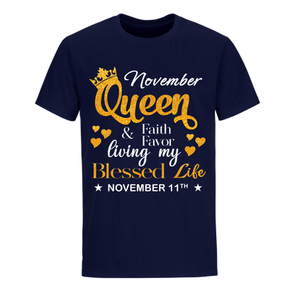 NOVEMBER 11 QUEEN FAITH AND FAVOUR