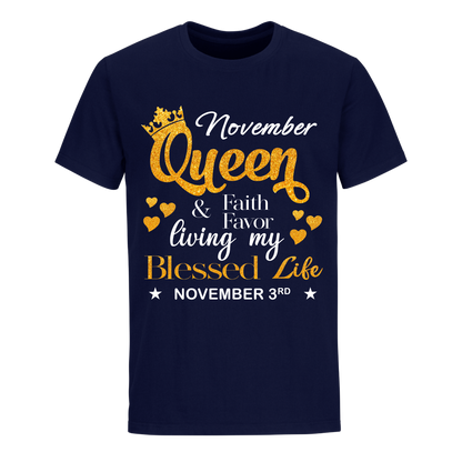 NOVEMBER 03 QUEEN FAITH AND FAVOUR