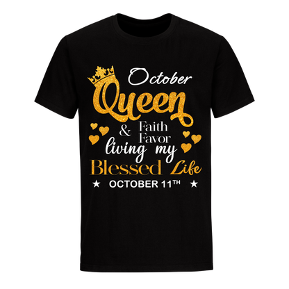 OCTOBER 11 QUEEN FAITH AND FAVOUR