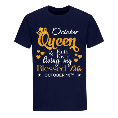 OCTOBER 13 QUEEN FAITH AND FAVOUR